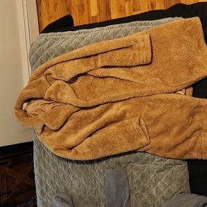 Fuzzy teddy coat